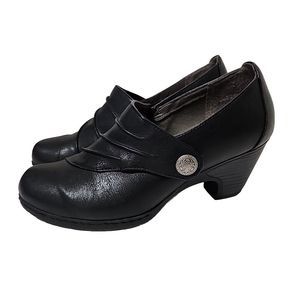 Women Cloudwalkers by Avenue Sabella Black Slip On Clogs Shoes Size 10